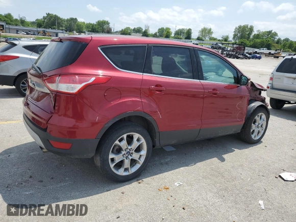 2013 Ford Escape SEL with VIN 1FMCU9H96DUD80433, listed as a Copart auction lot 55514195 with 195,781 mi miles and Salvage title. Bid and sale history available at DreamBid. Image 3.