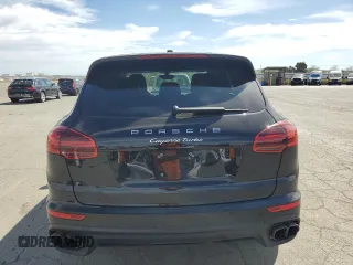 2017 Porsche Cayenne Turbo with VIN WP1AC2A2XHLA92055, listed as a Copart auction lot 52610555 with 82,224 mi miles and Salvage title. Bid and sale history available at DreamBid. Image 6.