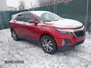 2024 Chevrolet Equinox LT with VIN 3GNAXUEG7RL177665, listed as a IAAI auction lot 41733068 with 17,666 mi miles and . Bid and sale history available at DreamBid. Image 1.
