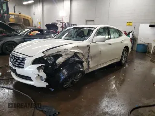 2013 Infiniti M37 with VIN JN1BY1AR0DM604816, listed as a Copart auction lot 85498034 with 126,807 mi miles and Salvage Title. Bid and sale history available at carsss.com. Image 1.