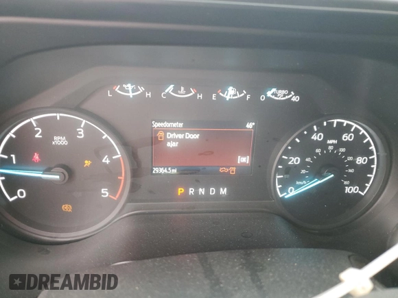 2023 Ford F-250 XL with VIN 1FT7W2BT9PED28983, listed as a Copart auction lot 51587385 with 29,364 mi miles and Salvage Title. Bid and sale history available at DreamBid. Image 9.
