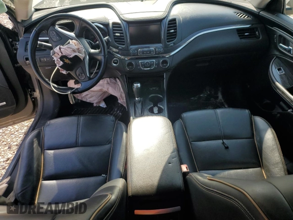 2018 Chevrolet Impala Premier z VIN 2G1125S33J9145956, wystawiony jako Copart lot #63218755 z przebiegiem Nie podano mil oraz Szkoda całkowita • Salvage title. Historia ofert i sprzedaży dostępna na DreamBid. Obrazek 8.