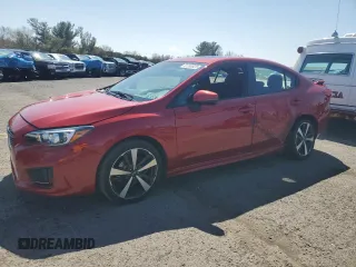 2019 Subaru Impreza Sport with VIN 4S3GKAM65K3604206, listed as a Copart auction lot 51263625 with 74,003 mi miles and Salvage Title. Bid and sale history available at carsss.com. Image 1.