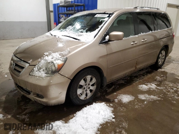 2005 Honda Odyssey EX with VIN 5FNRL38445B501098, listed as a Copart auction lot 82138664 with 236,731 mi miles and Clean Title. Bid and sale history available at carsss.com. Image 1.