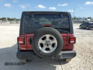 2021 Jeep Wrangler Sport with VIN 1C4GJXAN1MW683604, listed as a Copart auction lot 53838925 with 18,771 mi miles and Salvage title. Bid and sale history available at DreamBid. Image 6.
