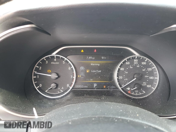 2017 Nissan Maxima SL with VIN 1N4AA6AP7HC416062, listed as a Copart auction lot 62852515 with 193,852 mi miles and Clean title. Bid and sale history available at DreamBid. Image 9.