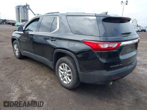 2018 Chevrolet Traverse LT Cloth with VIN 1GNEVGKW9JJ281915, listed as a IAAI auction lot 41943572 with 48,569 mi miles. Bid and sale history available at carsss.com. Image 3.