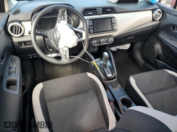 2021 Nissan Versa SV with VIN 3N1CN8EV7ML896049, listed as a Copart auction lot 50132085 with Not Provided miles and Non Repairable. Bid and sale history available at carsss.com. Image 8.
