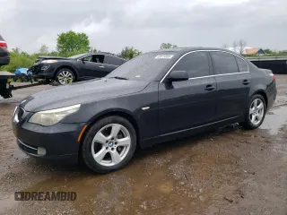 2008 BMW 5 Series 535xi with VIN WBANV93528CZ68420, listed as a Copart auction lot 60073805 with 142,409 mi miles and Salvage title. Bid and sale history available at DreamBid. Image 1.