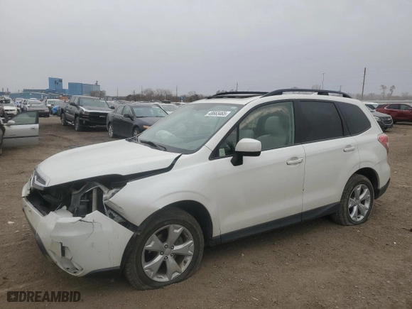 2016 Subaru Forester 2.5i Premium with VIN JF2SJADC2GH485772, listed as a Copart auction lot 48663465 with 109,508 mi miles and Salvage Title. Bid and sale history available at carsss.com. Image 1.