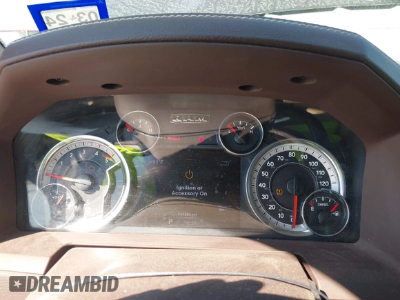 2013 Ram 2500 Laramie with VIN 3C6UR5FL7DG529590, listed as a IAAI auction lot 40608177 with 141,594 mi miles and . Bid and sale history available at DreamBid. Image 7.