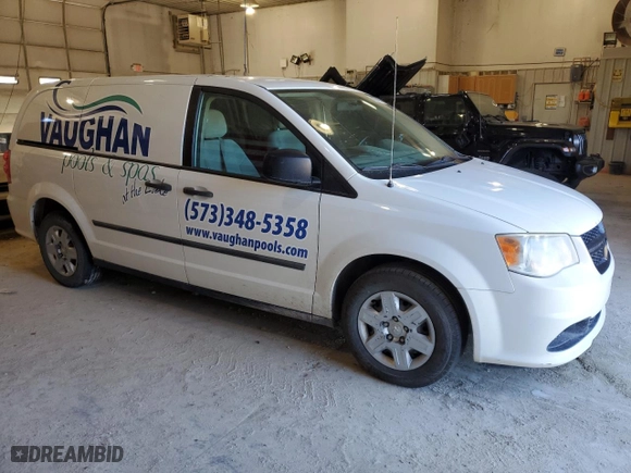 2013 Ram Cargo Van Tradesman with VIN 2C4JRGAGXDR759619, listed as a Copart auction lot 49061485 with 168,842 mi miles and Salvage Title. Bid and sale history available at carsss.com. Image 4.