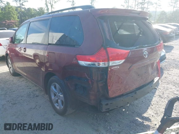 2012 Toyota Sienna LE AAS with VIN 5TDKK3DC8CS263136, listed as a IAAI auction lot 42404929 with 229,848 mi miles and . Bid and sale history available at DreamBid. Image 3.