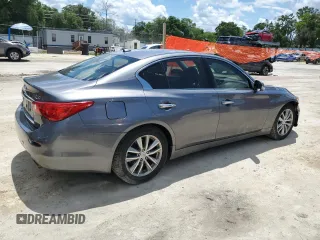 2014 Infiniti Q50 Premium z VIN JN1BV7AP4EM678784, wystawiony jako Copart lot #56641775 z przebiegiem 225 507 mil mil oraz Czysty tytuł • Clean title. Historia ofert i sprzedaży dostępna na DreamBid. Obrazek 3.