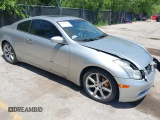 2003 Infiniti G35 w/Leather with VIN JNKCV54E93M202235, listed as a IAAI auction lot 42570984 with 133,308 mi miles and . Bid and sale history available at DreamBid. Image 1.
