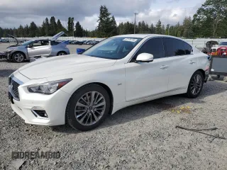 2019 Infiniti Q50 Luxe с VIN JN1EV7AR0KM592625, выставлен на аукционе Copart как лот 57175775 с пробегом 57 239 миль миль и Списание • Salvage title. История ставок и продаж доступна на DreamBid. Изображение 1.