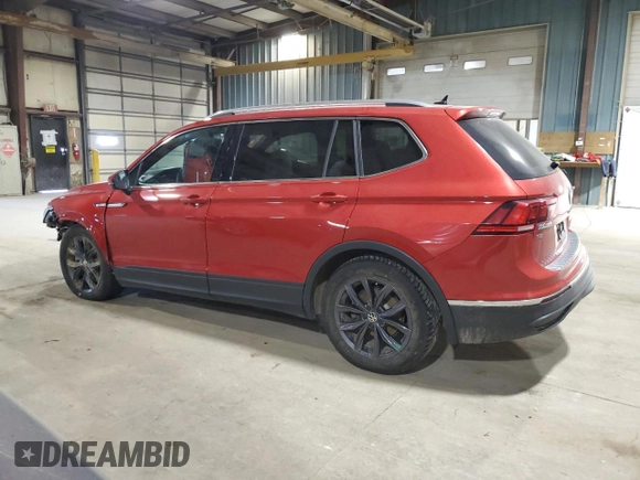 2022 Volkswagen Tiguan SE with VIN 3VV2B7AX6NM039012, listed as a Copart auction lot 55279705 with 54,011 mi miles and Salvage title. Bid and sale history available at DreamBid. Image 2.
