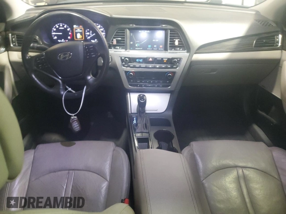 2015 Hyundai Sonata Sport with VIN 5NPE34AF7FH249589, listed as a Copart auction lot 56567415 with 175,514 mi miles and Salvage title. Bid and sale history available at DreamBid. Image 8.