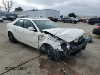 2013 Cadillac CTS Premium with VIN 1G6DP5E34D0143653, listed as a Copart auction lot 85463534 with 110,447 mi miles and Salvage Title. Bid and sale history available at DreamBid. Image 4.