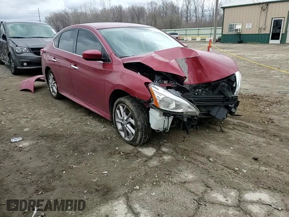 2014 Nissan Sentra SR with VIN 3N1AB7AP6EY295687, listed as a Copart auction lot 50497495 with Not Provided miles and Salvage Title. Bid and sale history available at DreamBid. Image 11.
