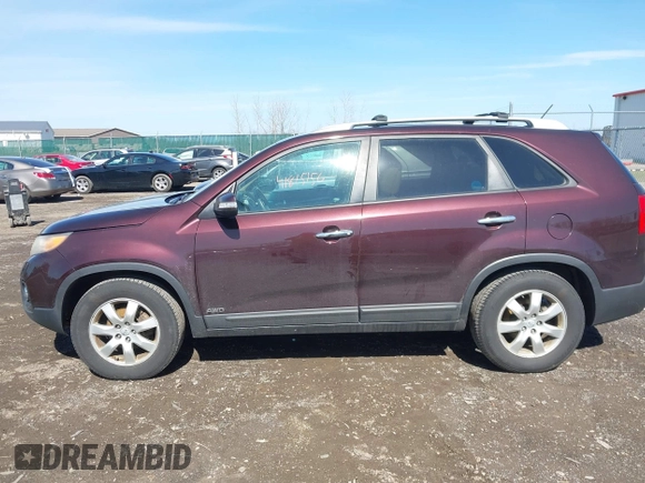 2012 Kia Sorento LX with VIN 5XYKTCA63CG222759, listed as a IAAI auction lot 41815156 with 191,502 mi miles. Bid and sale history available at carsss.com. Image 14.
