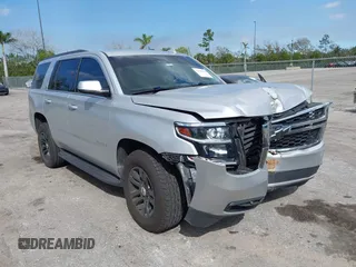 2018 Chevrolet Tahoe LT with VIN 1GNSCBKCXJR367852, listed as a IAAI auction lot 41549304 with 151,684 mi miles and . Bid and sale history available at DreamBid. Image 1.