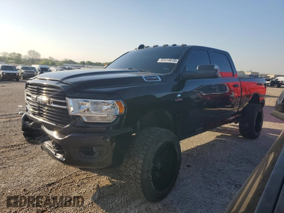 2021 Ram 2500 Big Horn with VIN 3C6UR5DL6MG591923, listed as a Copart auction lot 52414615 with 114,147 mi miles and Salvage Title. Bid and sale history available at carsss.com. Image 1.