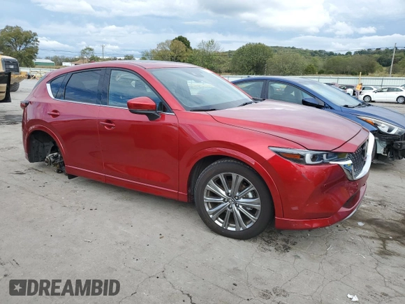 2024 Mazda CX-5 2.5 Turbo Signature with VIN JM3KFBXY6R0426374, listed as a Copart auction lot 73013294 with 12,192 mi miles and Salvage Title. Bid and sale history available at carsss.com. Image 4.