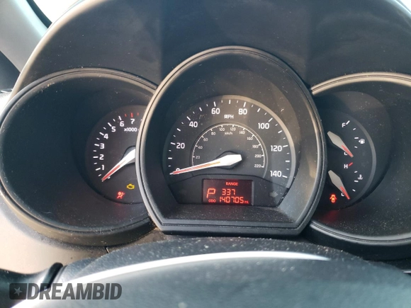 2016 Kia Rio LX with VIN KNADM4A30G6544170, listed as a Copart auction lot 50524075 with 140,705 mi miles and Salvage Title. Bid and sale history available at carsss.com. Image 9.