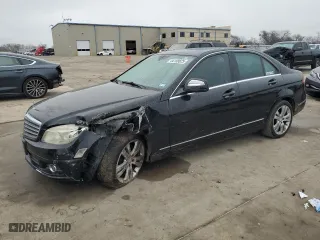 2008 Mercedes-Benz C-Class 3.0L Sport with VIN WDDGF54X48R013736, listed as a Copart auction lot 44159825 with 0 mi miles and Salvage Title. Bid and sale history available at carsss.com. Image 1.