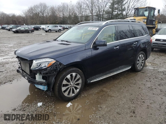2017 Mercedes-Benz GLS with VIN 4JGDF6EE7HA766266, listed as a Copart auction lot 46186703 with 68,079 mi miles. Bid and sale history available at carsss.com. Image 1.