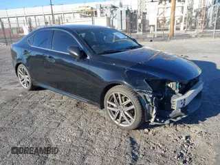2008 Lexus IS 250 with VIN JTHBK262882073350, listed as a IAAI auction lot 41253717 with 204,791 mi miles. Bid and sale history available at carsss.com. Image 1.