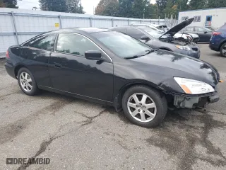 2005 Honda Accord Cpe LX V6 SE with VIN 1HGCM82485A017244, listed as a Copart auction lot 75055174 with 158,654 mi miles and Salvage Title. Bid and sale history available at carsss.com. Image 4.
