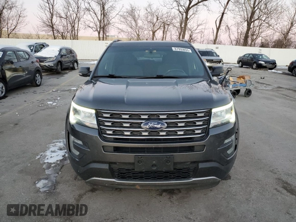 2017 Ford Explorer XLT with VIN 1FM5K7DH9HGA87291, listed as a Copart auction lot 87955855 with 123,480 mi miles and Salvage Title. Bid and sale history available at carsss.com. Image 5.