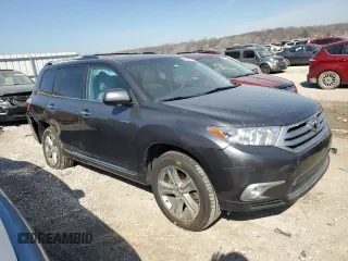 2012 Toyota Highlander Limited with VIN 5TDDK3EHXCS155216, listed as a Copart auction lot 48621655 with 181,691 mi miles and Salvage Title. Bid and sale history available at carsss.com. Image 4.