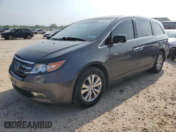 2011 Honda Odyssey EX-L with VIN 5FNRL5H64BB082596, listed as a Copart auction lot 51474935 with 184,408 mi miles and Salvage Title. Bid and sale history available at DreamBid. Image 1.