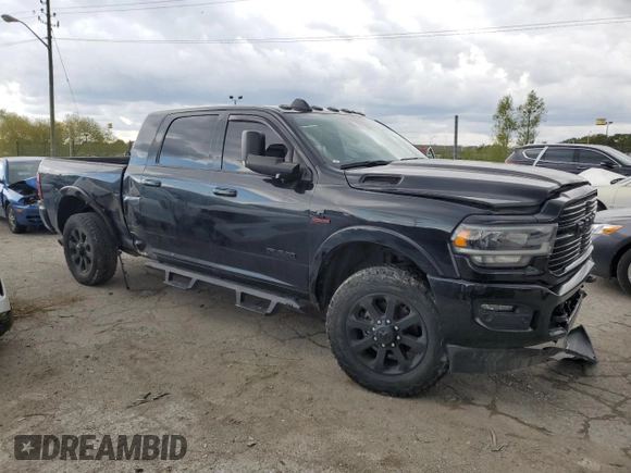 2019 Ram 3500 Laramie with VIN 3C63R3ML7KG676573, listed as a Copart auction lot 73013634 with 109,682 mi miles and Salvage Title. Bid and sale history available at carsss.com. Image 4.