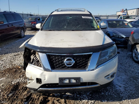 2014 Nissan Pathfinder SV with VIN 5N1AR2MM4EC714007, listed as a Copart auction lot 45020275 with 159,105 mi miles and Salvage Title. Bid and sale history available at carsss.com. Image 5.