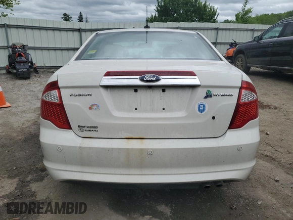 2012 Ford Fusion Hybrid with VIN 3FADP0L34CR414234, listed as a Copart auction lot 58891715 with 147,409 mi miles and Salvage title. Bid and sale history available at DreamBid. Image 6.