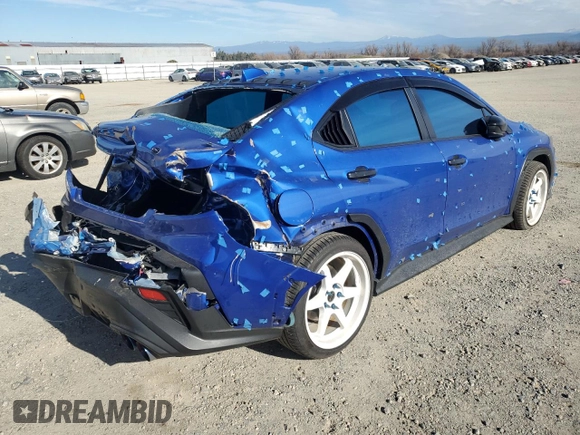 2022 Subaru WRX Premium with VIN JF1VBAH61N8007312, listed as a Copart auction lot 89149885 with 38,594 mi miles and Salvage Title. Bid and sale history available at carsss.com. Image 3.
