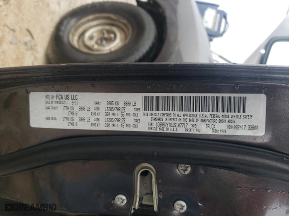 2018 Ram 1500 Rebel with VIN 1C6RR7YT6JS107717, listed as a Copart auction lot 42795845 with 120,268 mi miles and Salvage Title. Bid and sale history available at carsss.com. Image 13.