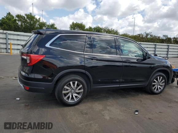2022 Honda Pilot EX-L with VIN 5FNYF5H53NB015633, listed as a Copart auction lot 54150005 with 99,950 mi miles and Salvage title. Bid and sale history available at DreamBid. Image 3.