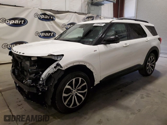 2025 Ford Explorer ST-Line z VIN 1FMUK8KH4SGB53287, wystawiony jako Copart lot #59285225 z przebiegiem 9 118 mil mil oraz Czysty tytuł • Clean title. Historia ofert i sprzedaży dostępna na DreamBid. Obrazek 1.