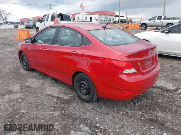 2013 Hyundai Accent GLS with VIN KMHCT4AE7DU420984, listed as a IAAI auction lot 42016902 with 145,166 mi miles and . Bid and sale history available at carsss.com. Image 3.
