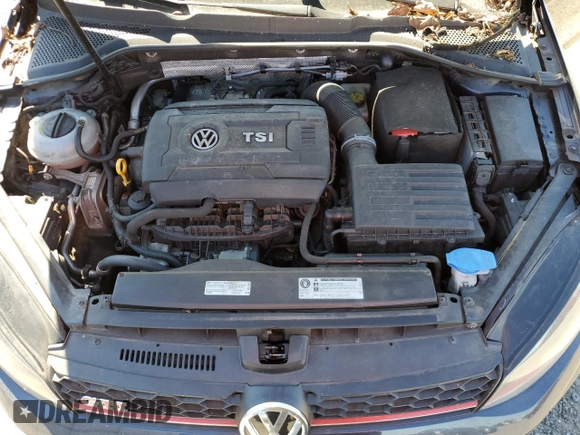 2017 Volkswagen Golf GTI Autobahn with VIN 3VW547AU1HM026617, listed as a Copart auction lot 74368554 with 81,943 mi miles and Salvage Title. Bid and sale history available at carsss.com. Image 11.