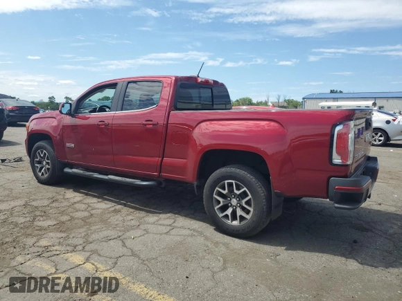 2018 GMC Canyon 4WD All Terrain with VIN 1GTG6CEN8J1281172, listed as a Copart auction lot 61536385 with 93,365 mi miles and Salvage title. Bid and sale history available at DreamBid. Image 2.