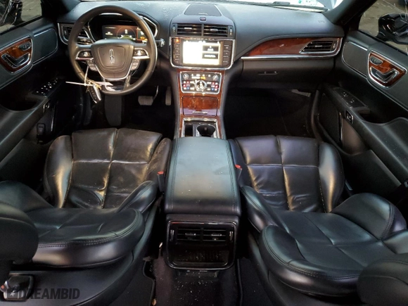 2017 Lincoln Continental Livery with VIN 1LN6L9HK7H5618938, listed as a Copart auction lot 82154054 with 109,134 mi miles and Salvage Title. Bid and sale history available at carsss.com. Image 8.