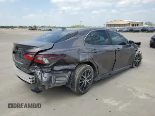 2023 Toyota Camry SE with VIN 4T1G11AK4PU822509, listed as a Copart auction lot 53322955 with 48,472 mi miles and Clean Title. Bid and sale history available at DreamBid. Image 3.