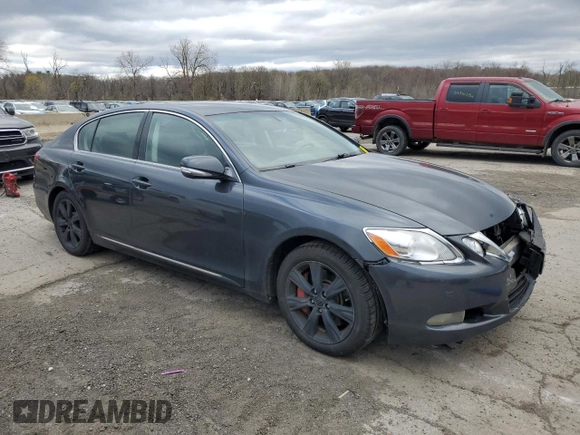 2009 Lexus GS 350 with VIN JTHCE96S390022663, listed as a Copart auction lot 53105095 with 260,044 mi miles and Salvage Title. Bid and sale history available at carsss.com. Image 4.