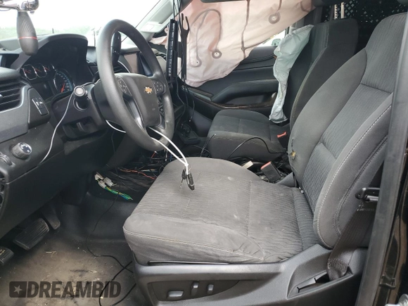 2019 Chevrolet Tahoe Commercial with VIN 1GNLCDEC8KR198072, listed as a Copart auction lot 56941625 with Not provided miles and Salvage title. Bid and sale history available at DreamBid. Image 7.